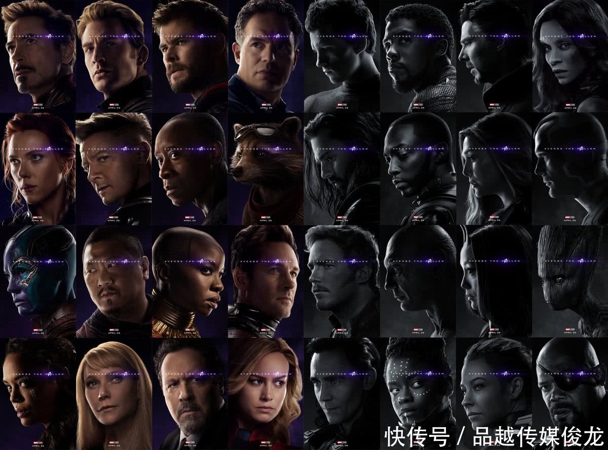 复联四放出32位演员海报,蜘蛛侠神情落寞,洛基