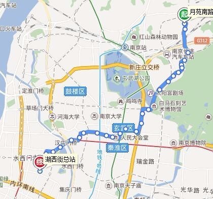 南京68路公交车路线图 火车南站在哪里下_36