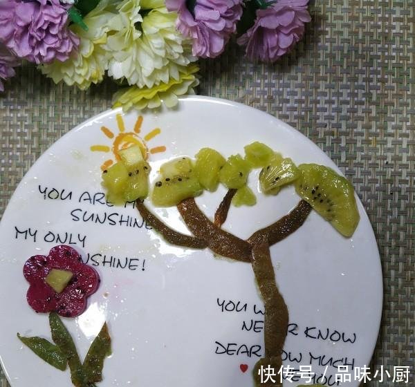 怎样做水果拼盘儿森林里的长颈鹿