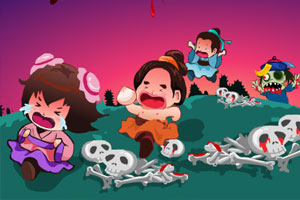 僵尸吃小孩,僵尸吃小孩小游戏,360小游戏-360