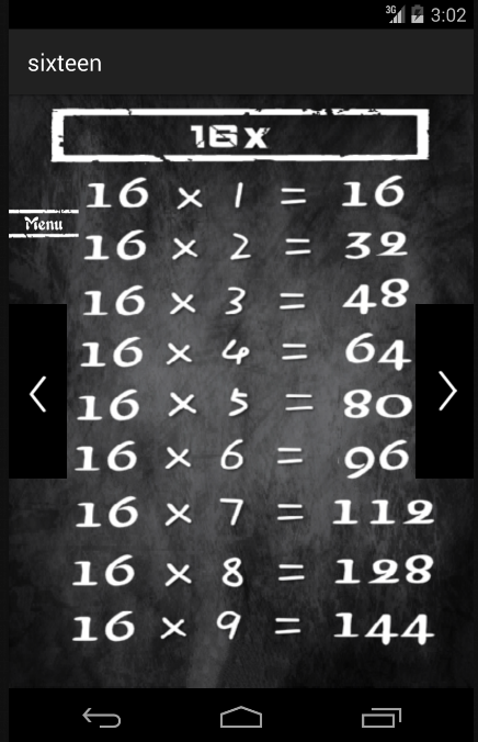 multiplication table截图4