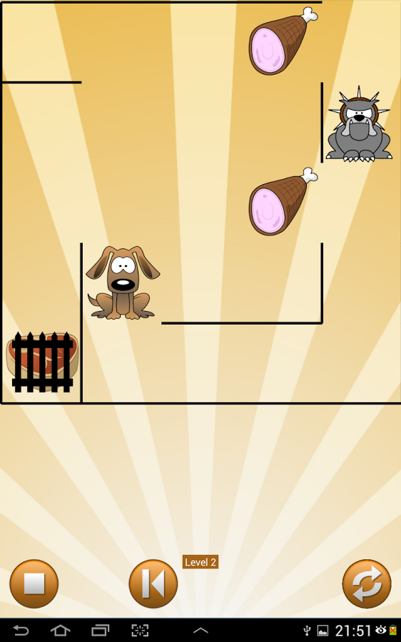 Bulldog find bones Maze puzzle截图6