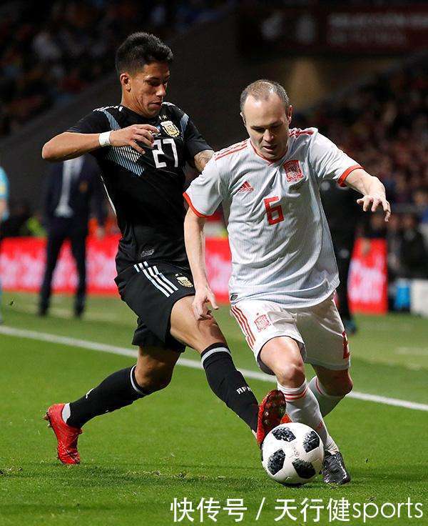 梅西被活活气走了! 阿根廷1比6西班牙, 遭队史