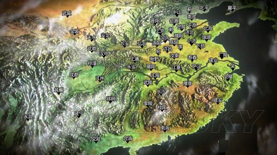 《三国志13》大地图 全城池地图一览