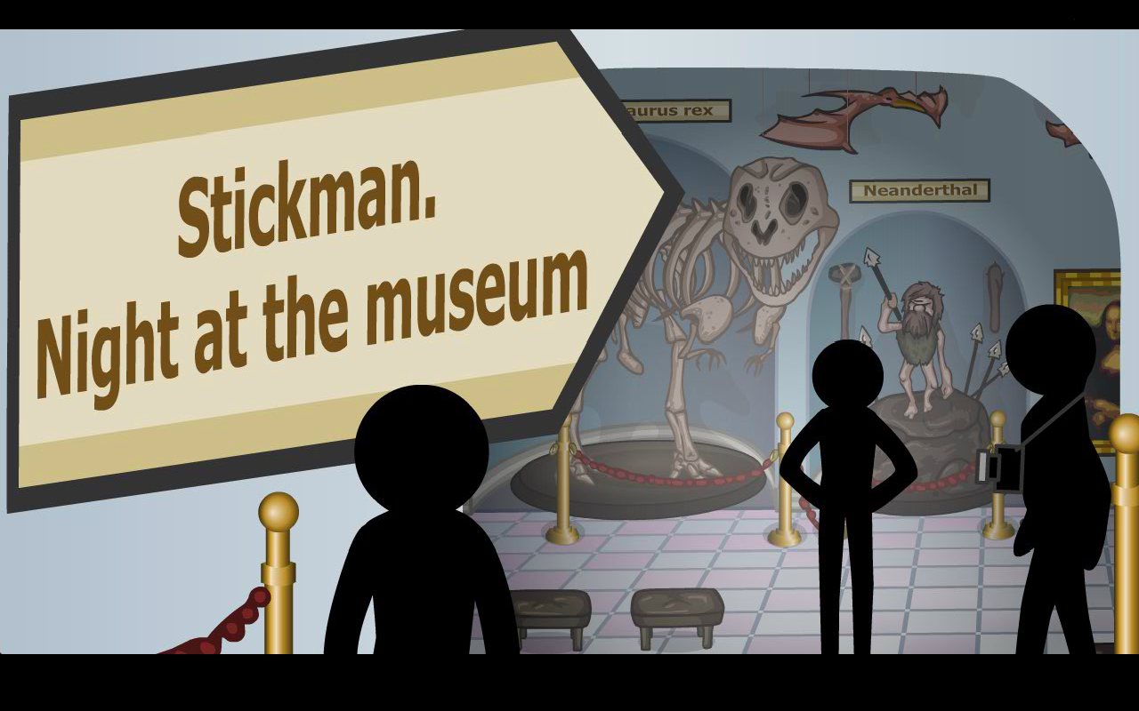 Stickman Night at the museum截图1