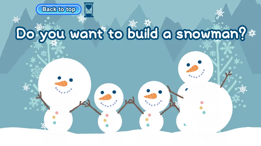 let"s make a snowman!