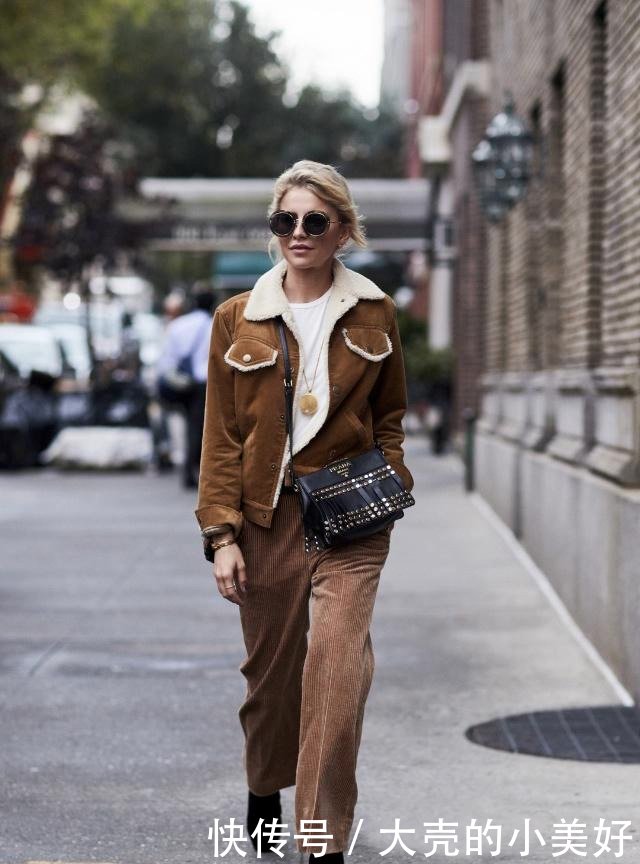 9套羊羔毛外套穿搭,今冬就这样穿!