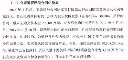 贾跃亭股权质押\＂连环炸\＂还没完 西部证券被列信用观察名单