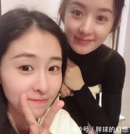 曝光赵丽颖和张碧晨月子合照,素颜出镜,这素颜