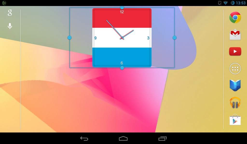 Luxembourg Clock Widget截图3