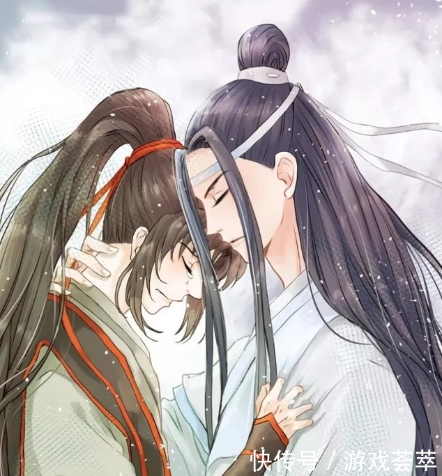 魔道祖师:最温馨的双人壁纸,魏无羡你躺在蓝忘