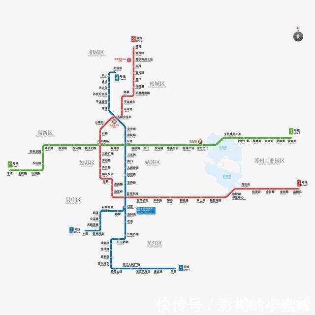 苏州地铁线路图,现运行1、2、4号线线路图及各