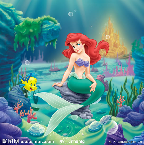 怎么变成美人鱼的 t01b25375c37846543e.jpg