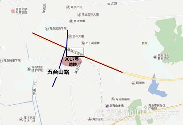 西海岸中央活力区|香江路商圈两宗商住地块上市