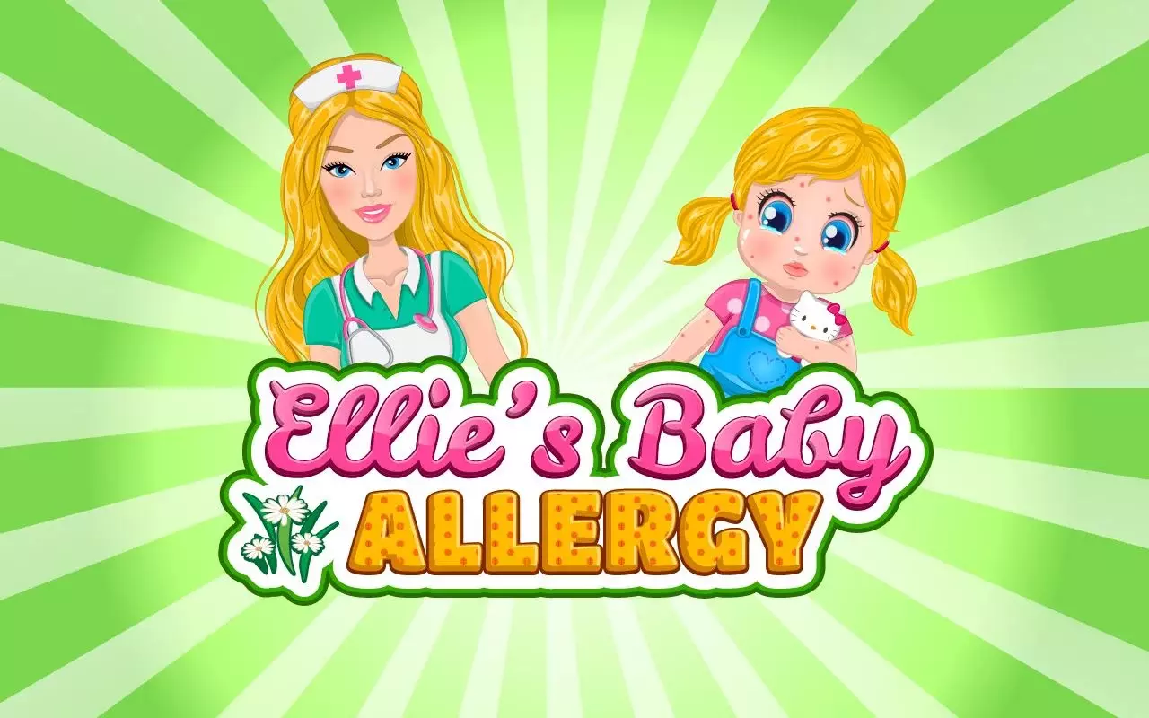 艾利的小宝贝女儿非常高兴她能够在外面玩儿并且享受美好的天气。但你不知道的是艾利的宝贝非常喜欢园艺而且她最喜欢的花是郁金香。所以,她决定和她的妈妈一起,在她的后院里种一些。首先你需要在地上挖一个洞并且种上郁金香的种子。不要忘记给它施肥和浇水!艾利将在这儿指导你的每一步。当欣赏美丽的花朵,但是小女孩开始感觉不舒服,哦不!看起来她对花粉过敏。你能帮艾莉治疗过敏,使宝宝感觉好一些吗?你需要给她一个氧气罩使得她的呼吸顺畅。给她鼻腔喷雾剂和眼药水,这样眼睛就不再流泪了。并且,给她涂治疗全身过敏的过敏霜,那么过敏的治疗