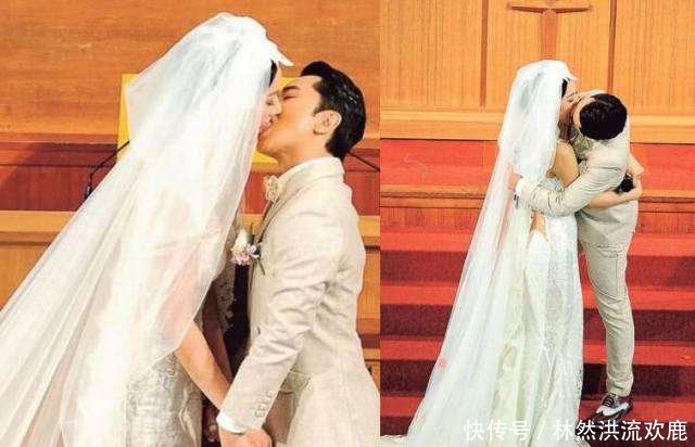 明星婚礼接吻:陈妍希一脸享受,王祖蓝疯狂舌吻