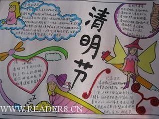 老师让办一张清明节的的手抄报,怎么画?我画画
