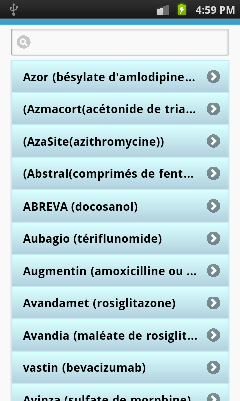 Dictionnaire des médicaments截图1