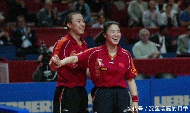 许昕刘诗雯组合夺冠,国乒厨子马琳泪洒舞台被