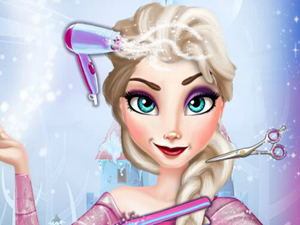 <em>艾尔莎</em>创意新<em>发型</em>,<em>艾尔莎</em>创意新<em>发型</em>小游戏,3