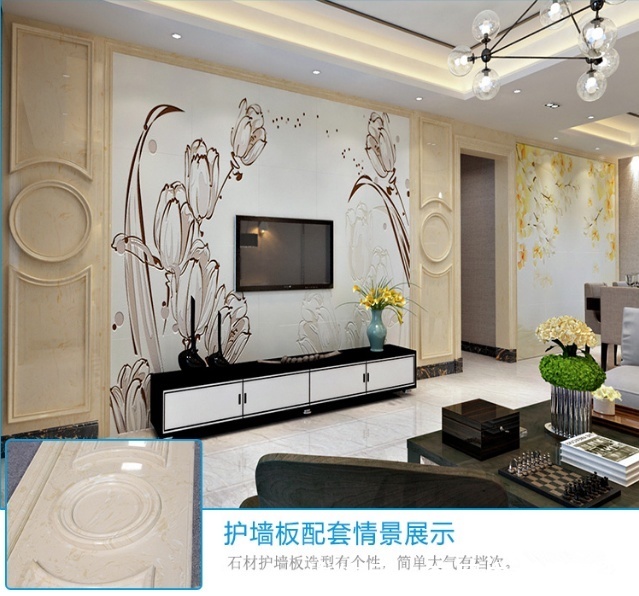 娄底市华世装饰装修有限公司专业生产及销售:石材(电视客厅、罗马柱、大理石、玉石、岗石,人造石、瓷砖、彩雕、浮雕、3D、渗墨、高温微晶、玄关等)背景墙、石材线条、罗马柱、小方柱、石材配套等高端装修材料,产品广泛应用于客厅、书房、餐厅、酒店大堂、办公场所等空间,内墙地面可做全屋定制!电话:0738-8288766
