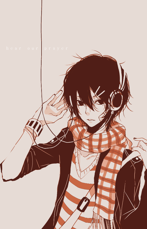 黑<em>头发</em>戴耳机的动漫人物_360问答