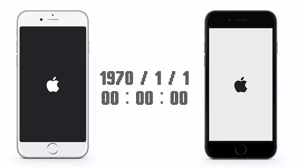 当把iPhone设为1970年1月1日,会有一道白光!