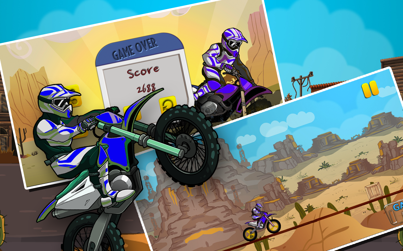 Speedy BMX Bike : Hill Race截图2