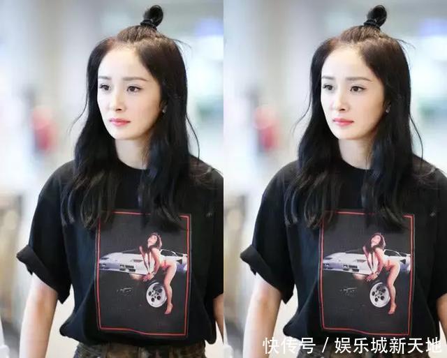 杨幂机场现身,杨幂自曝与小糯米相处细节:和女儿在一起会叫外卖