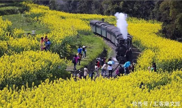 嘉阳蒸汽小火车，坐上去就开往春天