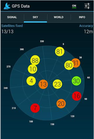 GPS Data+GPS信息展示软件截图2