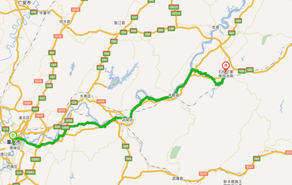 重庆到石柱的高速路摩托车能上么?_360问答