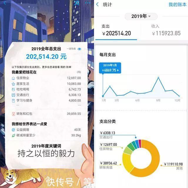 2019年度账单朋友圈