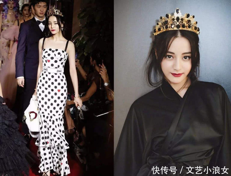 头戴皇冠的女星,刘亦菲,迪丽热巴和赵丽颖都美