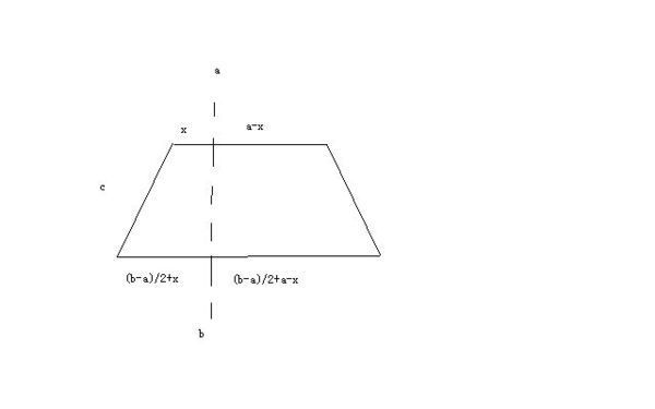 将一个梯形的部分或全部旋转推导出面积公式_
