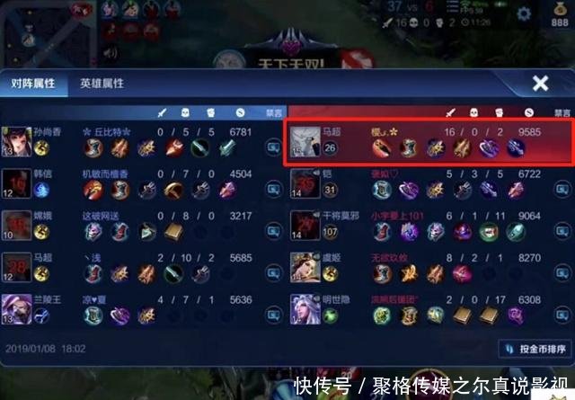 王者荣耀:梦泪马超打野,超强连招口诀,后期一枪