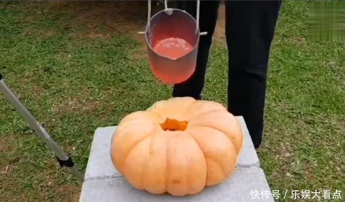 男子700℃高温铝水直接倒入南瓜中,竟然意外弄出来个这玩意!