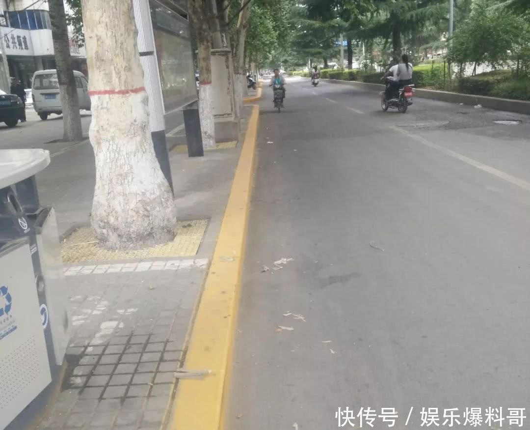 三门峡这些黄色禁停线马路牙子不能停车!