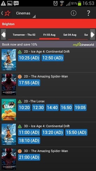 Cineworld Cinemas - Official截图4