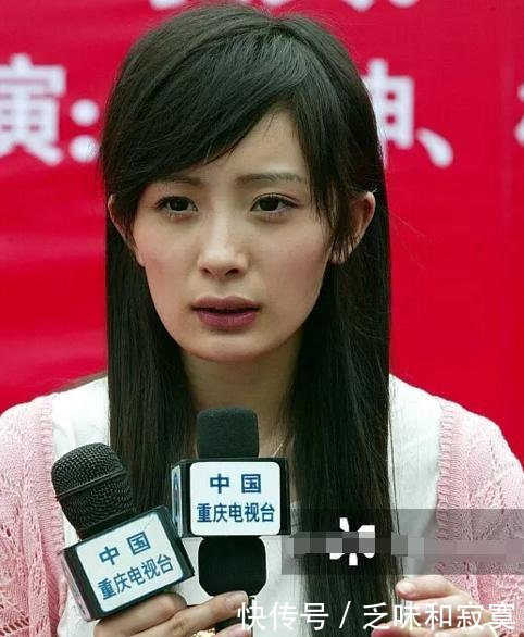 女星年代久远的照片高圆圆年轻时眼纹就好重,