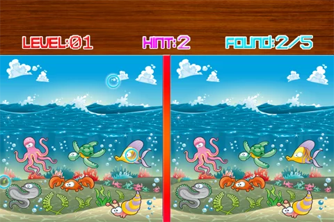 Spot the Differences Sea Life截图10