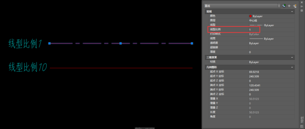 auto cad 怎么画中心线