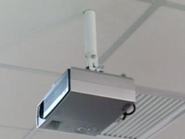 图美吊架安装:怎样把投影仪放在吊架上面?