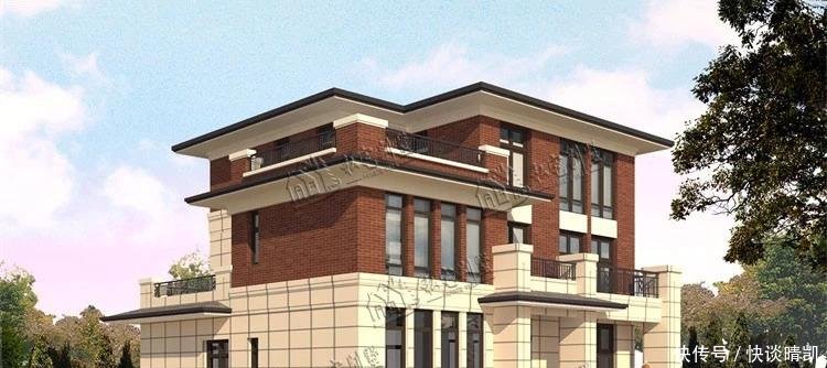新中式三层样板,引领农村自建房新潮流别墅间别墅万科朗润园图片
