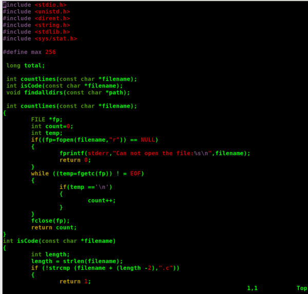 linux 下gcc 编写C程序出现 lianxi.c:17: error: ex