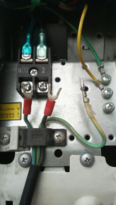 1.5P的格力空调外机线怎么接。3条线的 ,上次