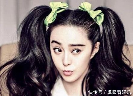扎双马尾的女星,郑爽小清新,程潇活泼可爱,范冰