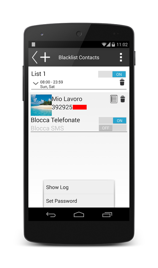 Blacklist Contacts截图5
