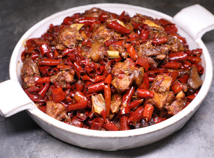 美食台 魔鬼麻辣鸡 超火辣的下酒菜