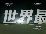 地理中国 《地理中国》 20150810 海底奇光